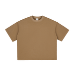 Khaki Boxy Tee