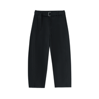 Obsidian Pleated Trousers