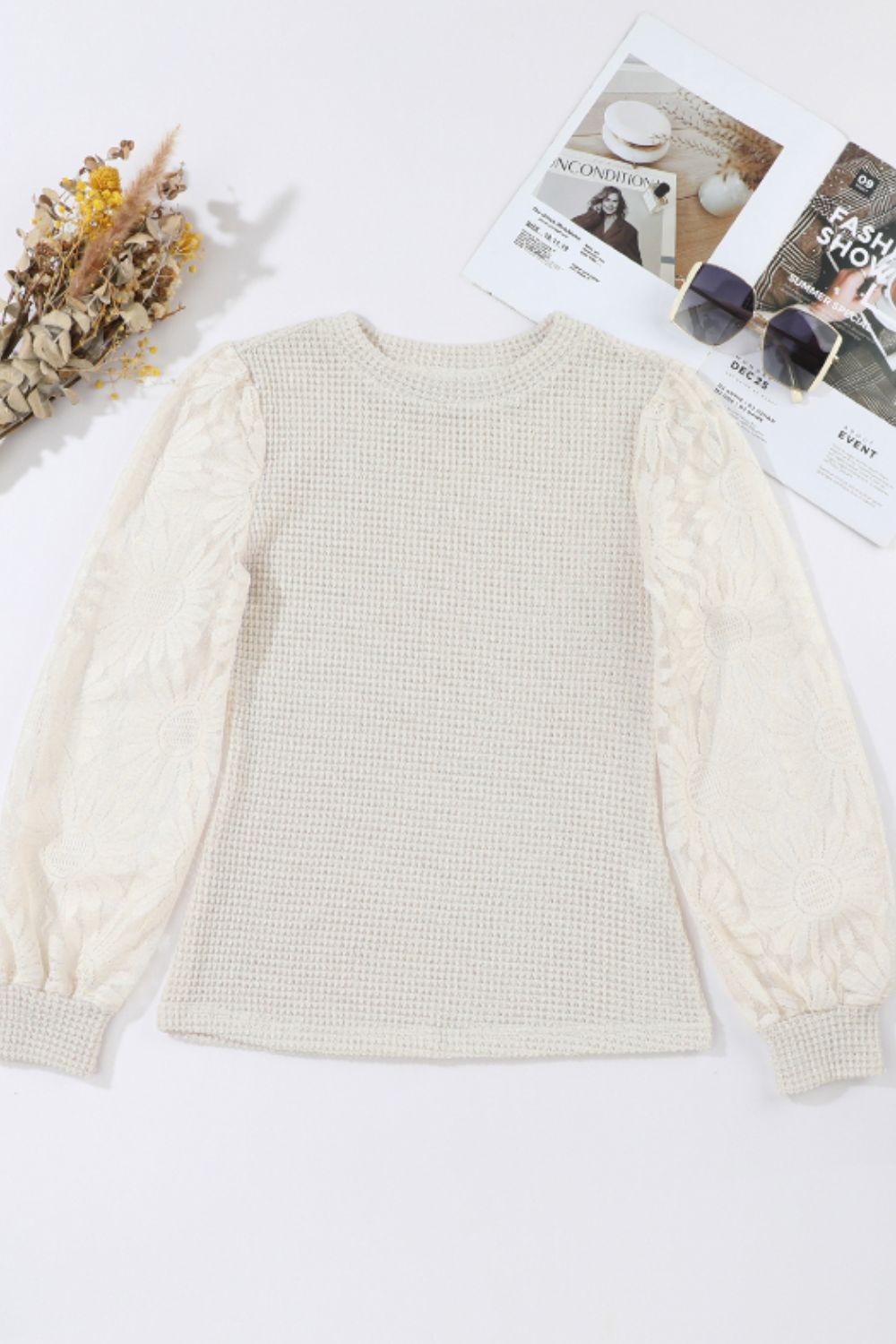 Lace Long Sleeve Top