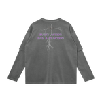 Reaction Faux-Layered Long Sleeve