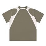 Olive Eclipse Raglan Tee