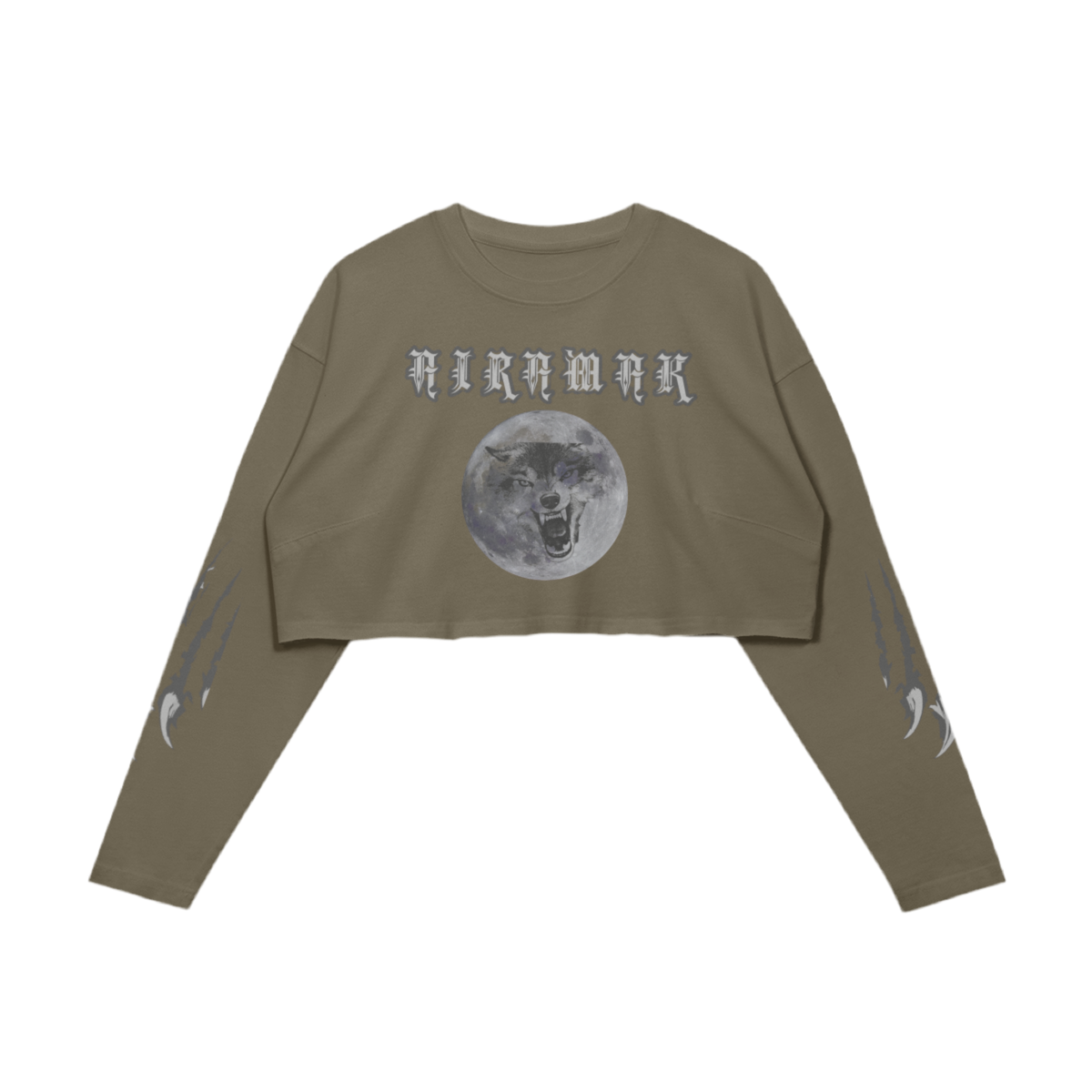 Wolf Moon Long-sleeve Crop