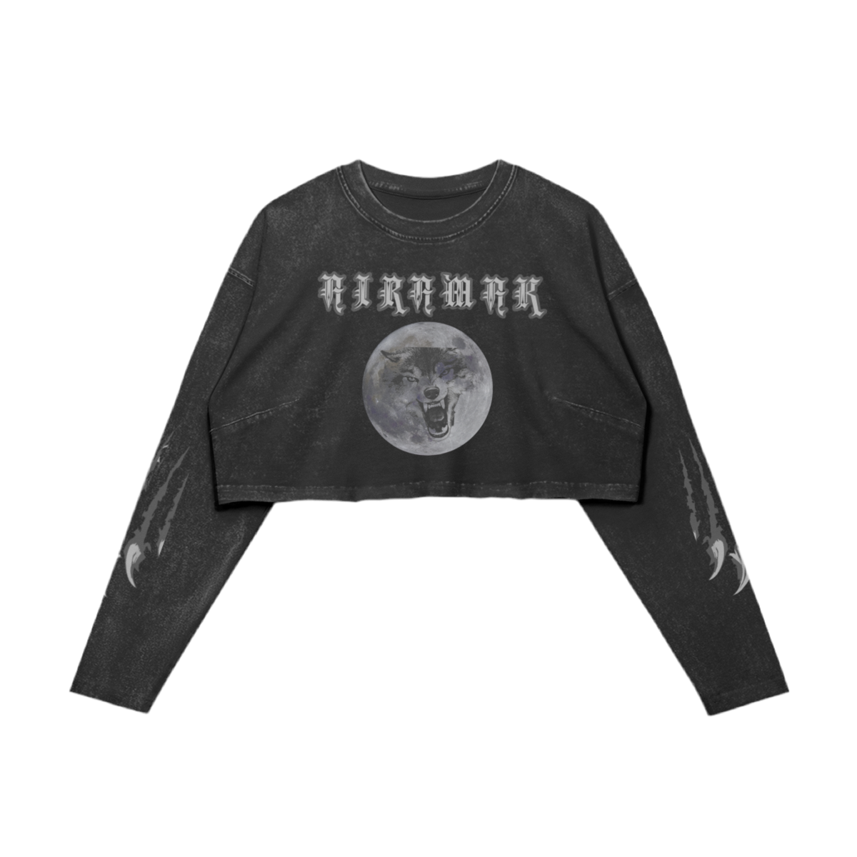 Wolf Moon Long-sleeve Crop