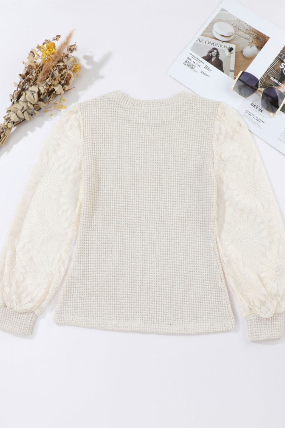 Lace Long Sleeve Top