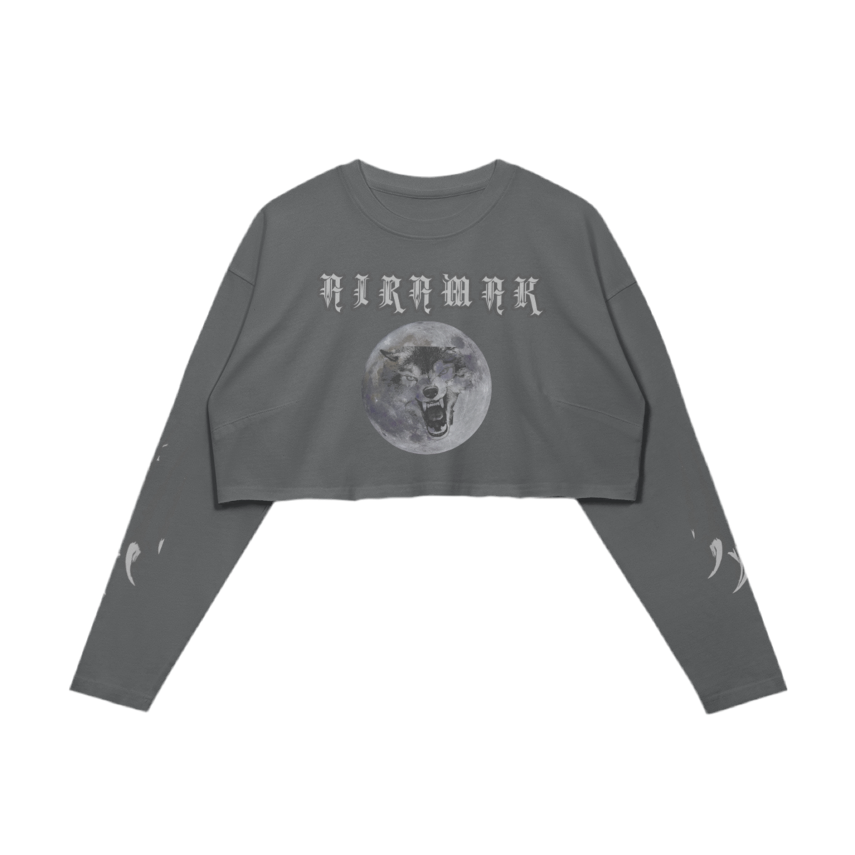 Wolf Moon Long-sleeve Crop