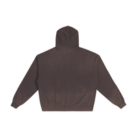 Ash Clay Cropped Zip Hoodie