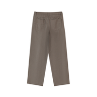Taupe Stone Denim Straight Cut