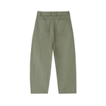 Olive Grove Pleated Trousers