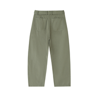 Olive Grove Pleated Trousers