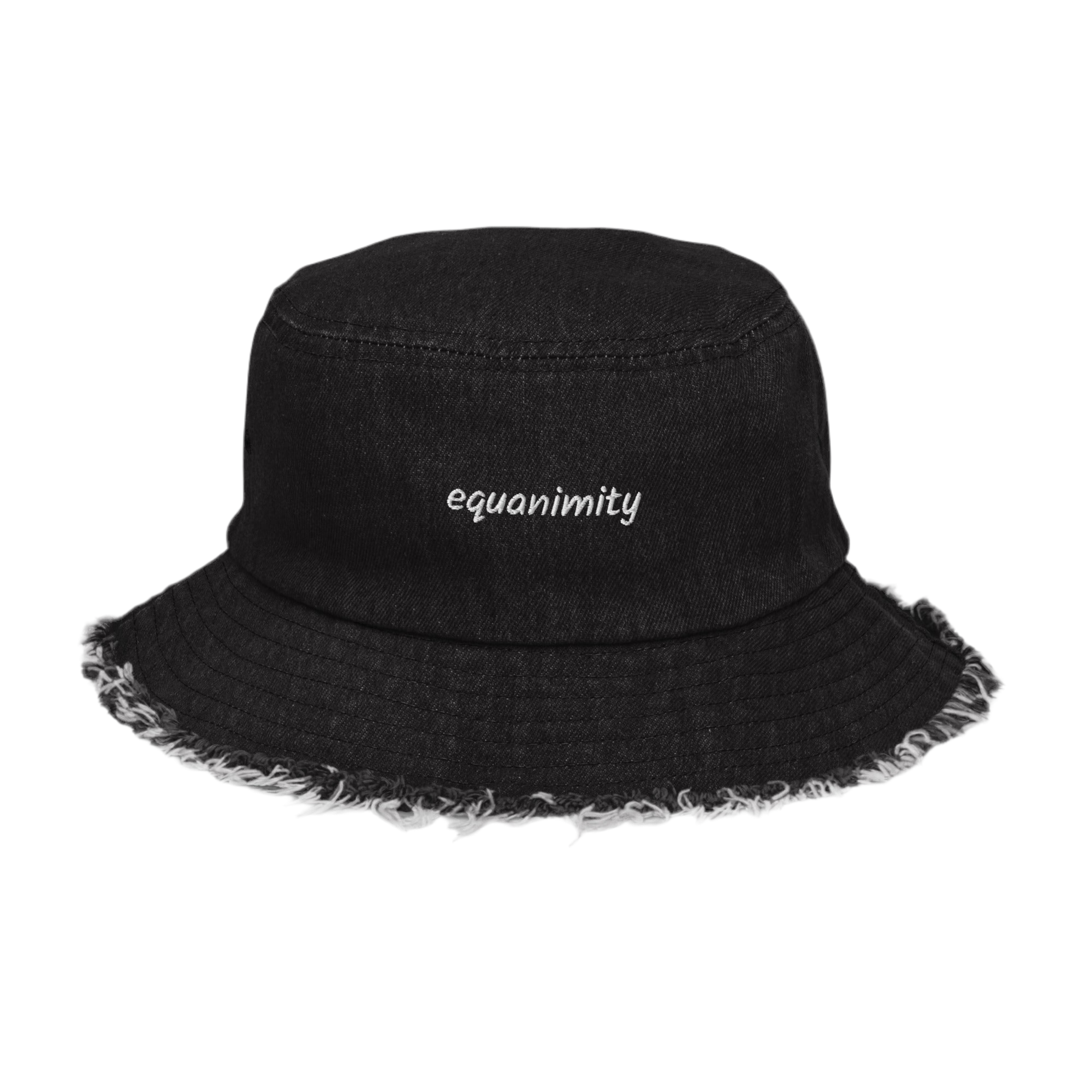 Equanimity Distressed Denim Bucket