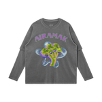 Reaction Faux-Layered Long Sleeve
