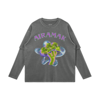 Reaction Faux-Layered Long Sleeve