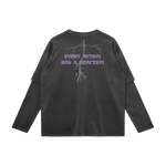 Reaction Faux-Layered Long Sleeve