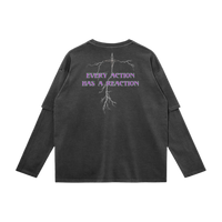 Reaction Faux-Layered Long Sleeve