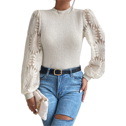 Lace Long Sleeve Top