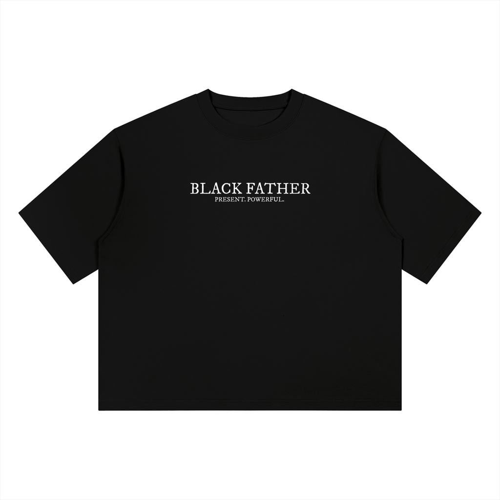 Black Father Boxy T-Shirt