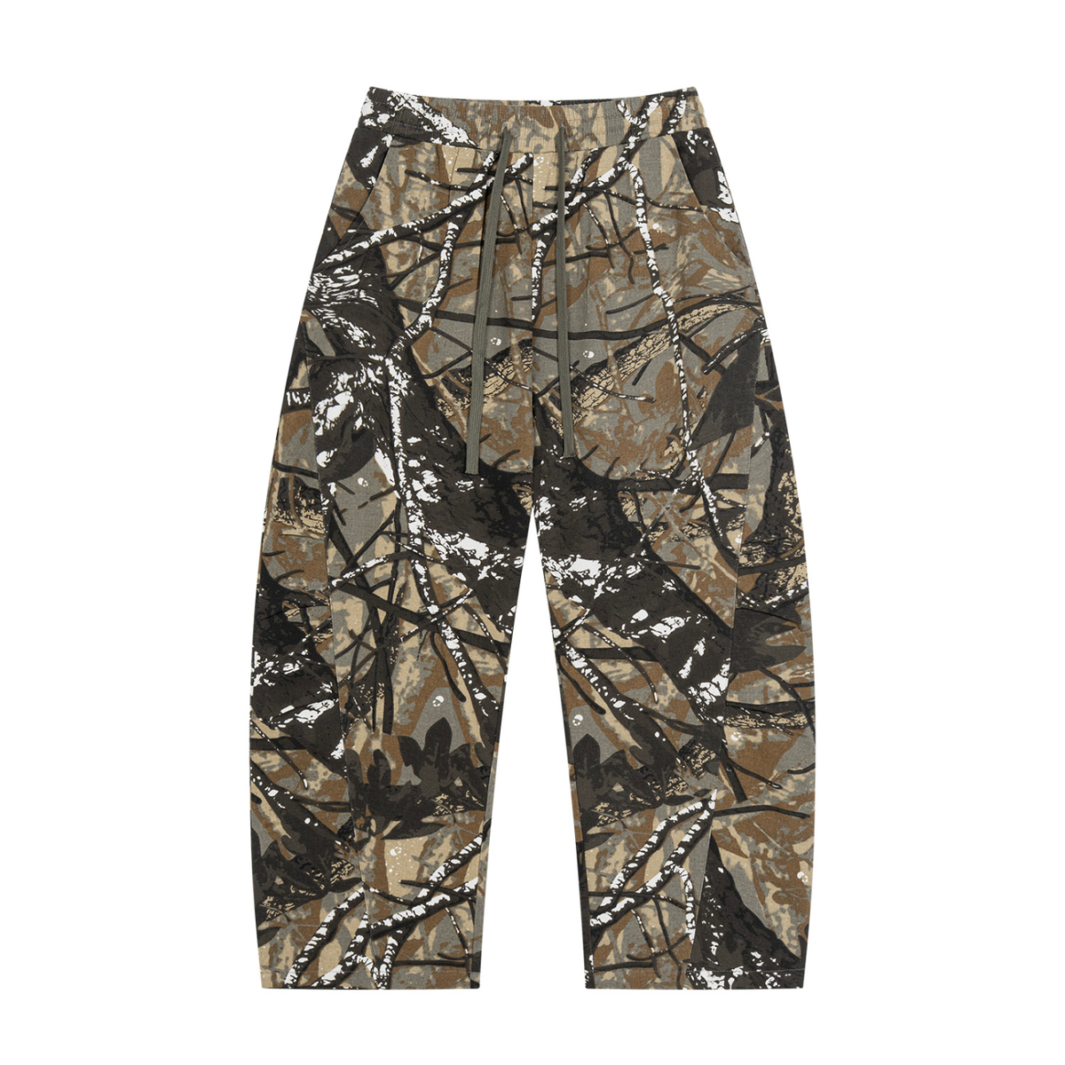 Unisex Tree Camo Barrel Leg Pants