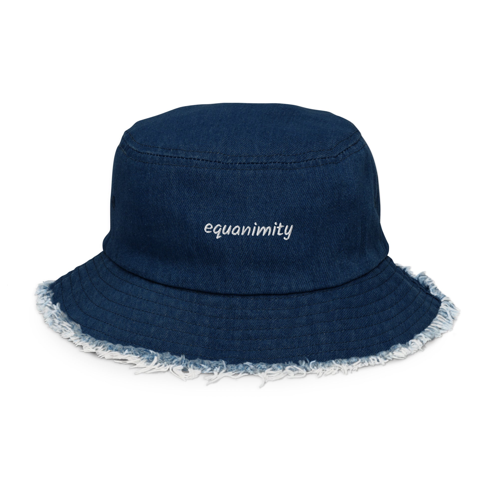 Equanimity Distressed Denim Bucket