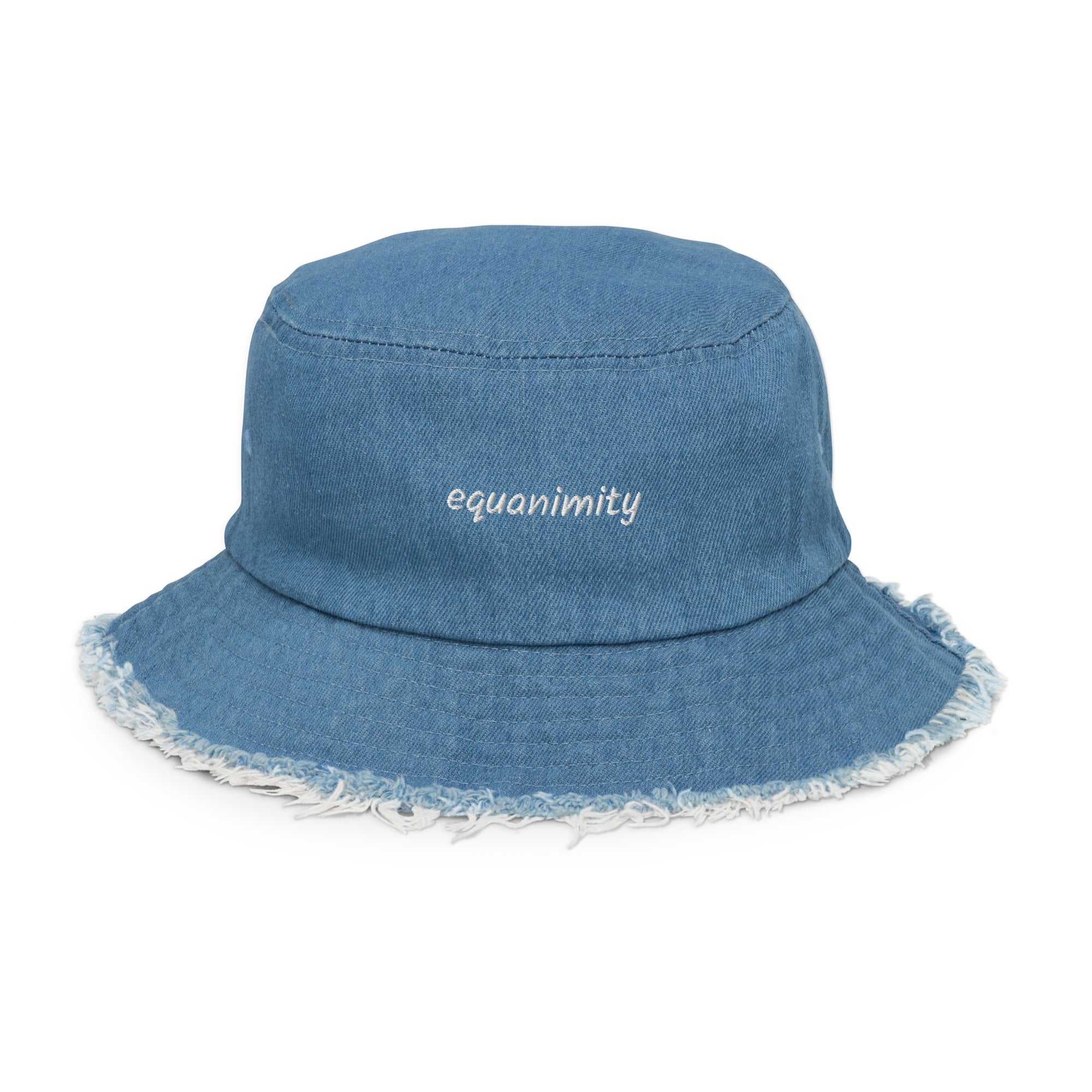 Equanimity Distressed Denim Bucket