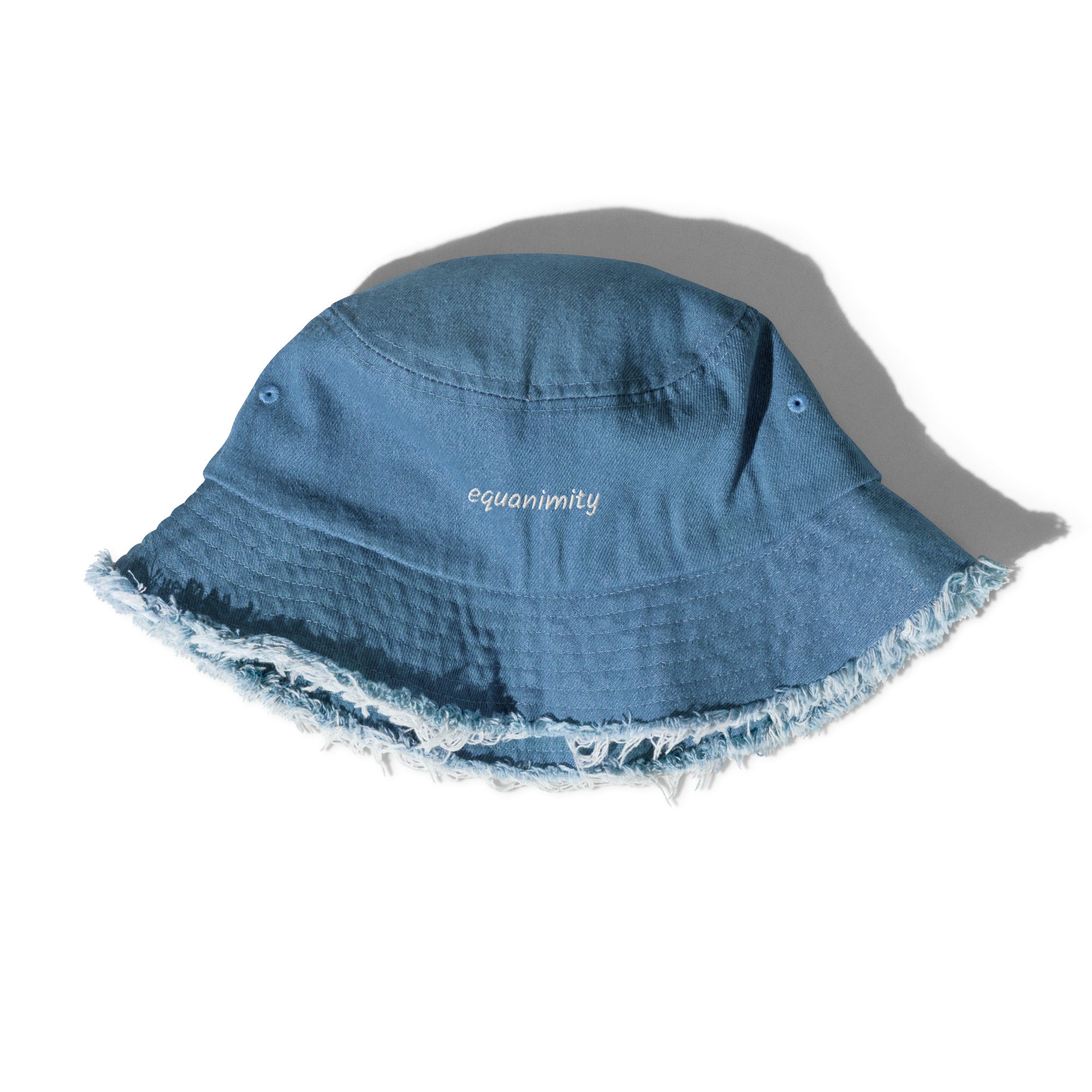 Equanimity Distressed Denim Bucket