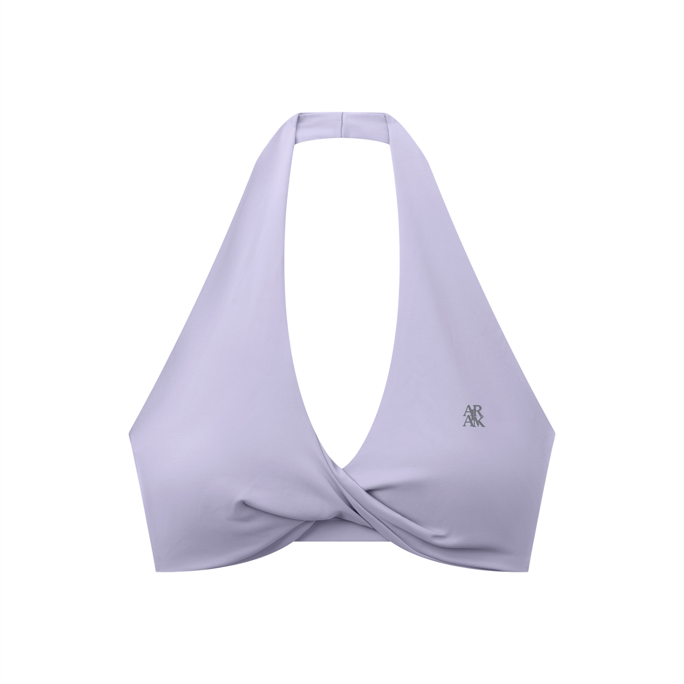 Pleated Halter Sports Bra - Airamak