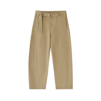 Sandstone Pleated Trousers