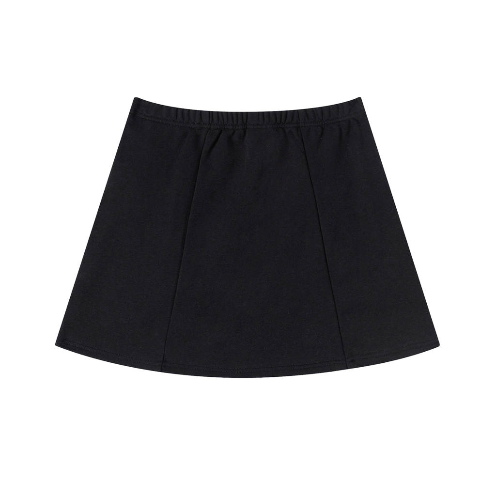 Contrast Side Stripe Slit Skirt - Airamak