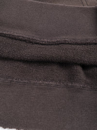 Ash Clay Cropped Zip Hoodie