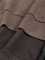 Ash Clay Cropped Zip Hoodie