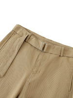 Sandstone Pleated Trousers