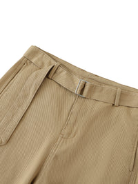 Sandstone Pleated Trousers