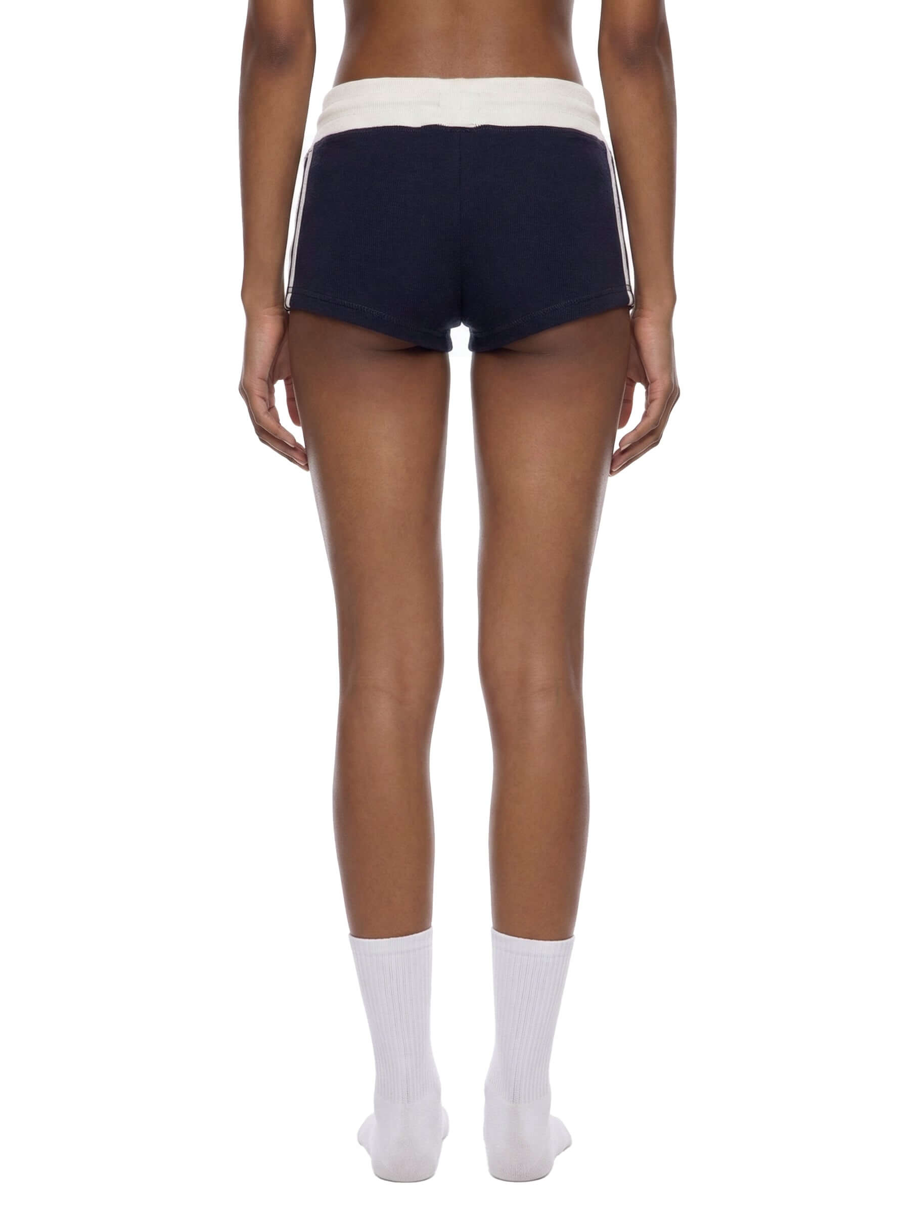 Women's Contrast Stripe Track Shorts