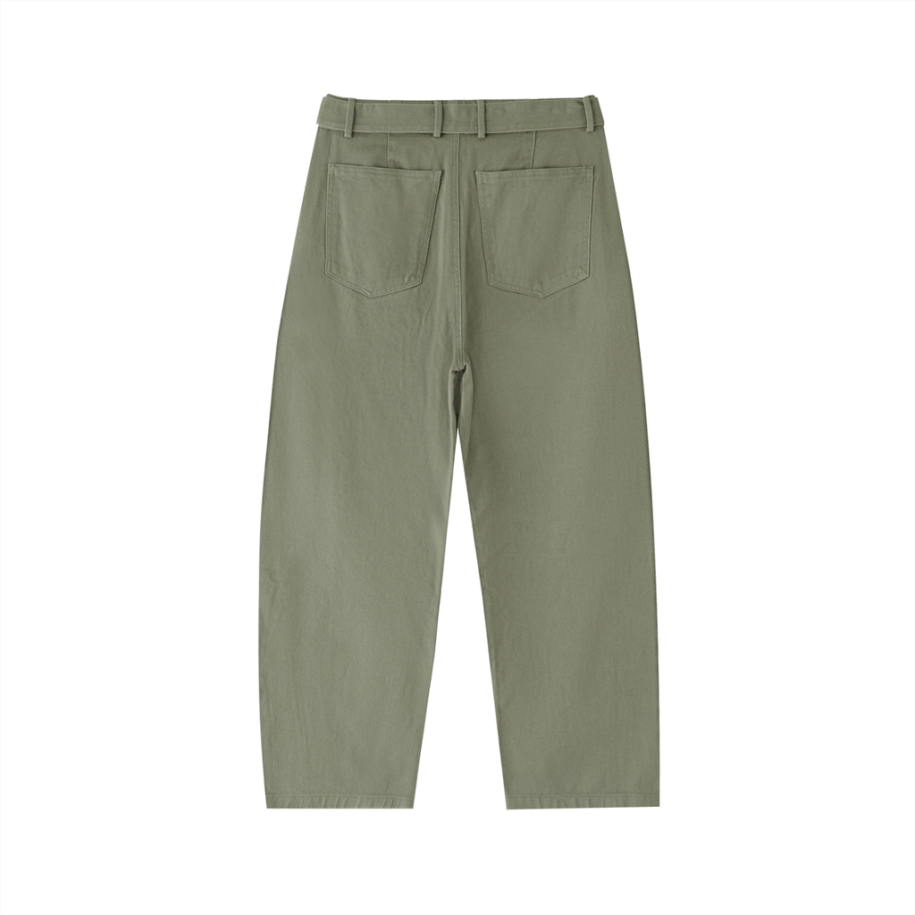 Olive Grove Pleated Trousers - Airamak