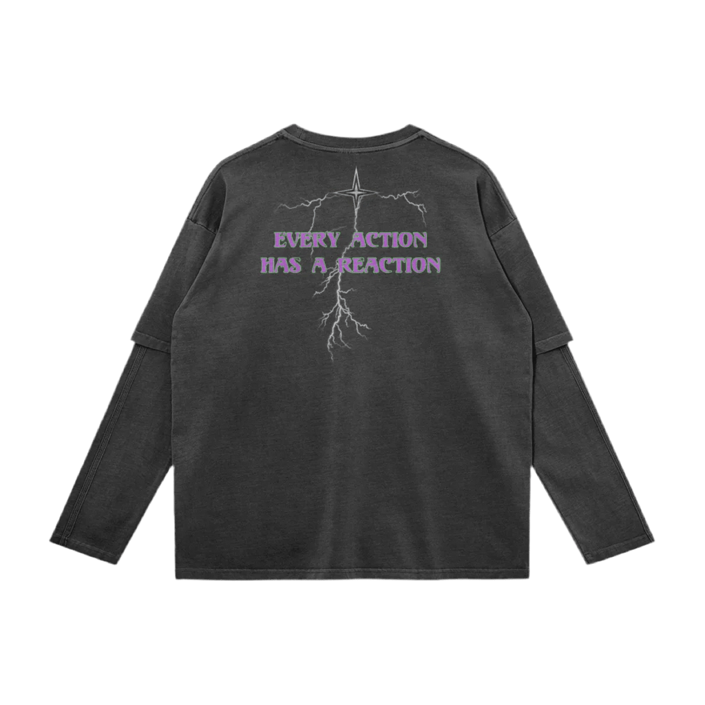 Reaction Faux-Layered Long Sleeve - Airamak