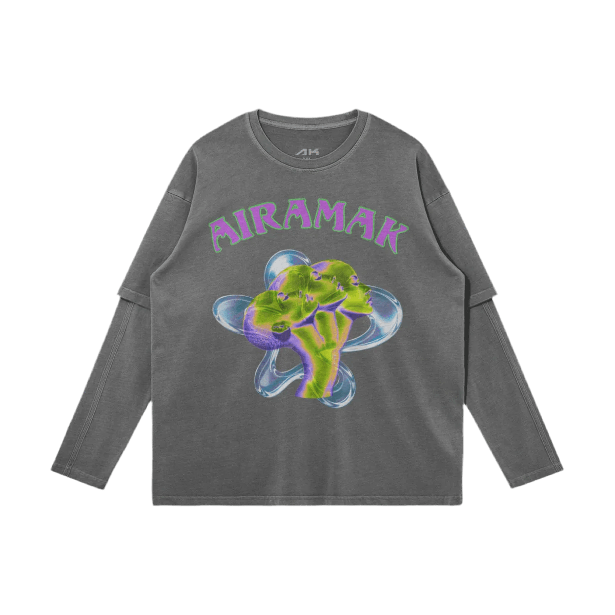Reaction Faux-Layered Long Sleeve - Airamak