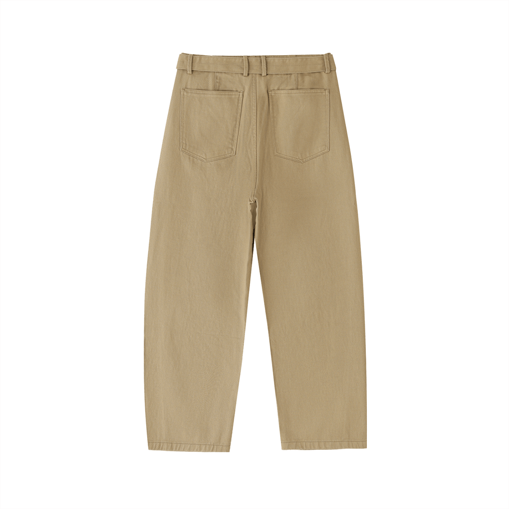Sandstone Pleated Trousers - Airamak
