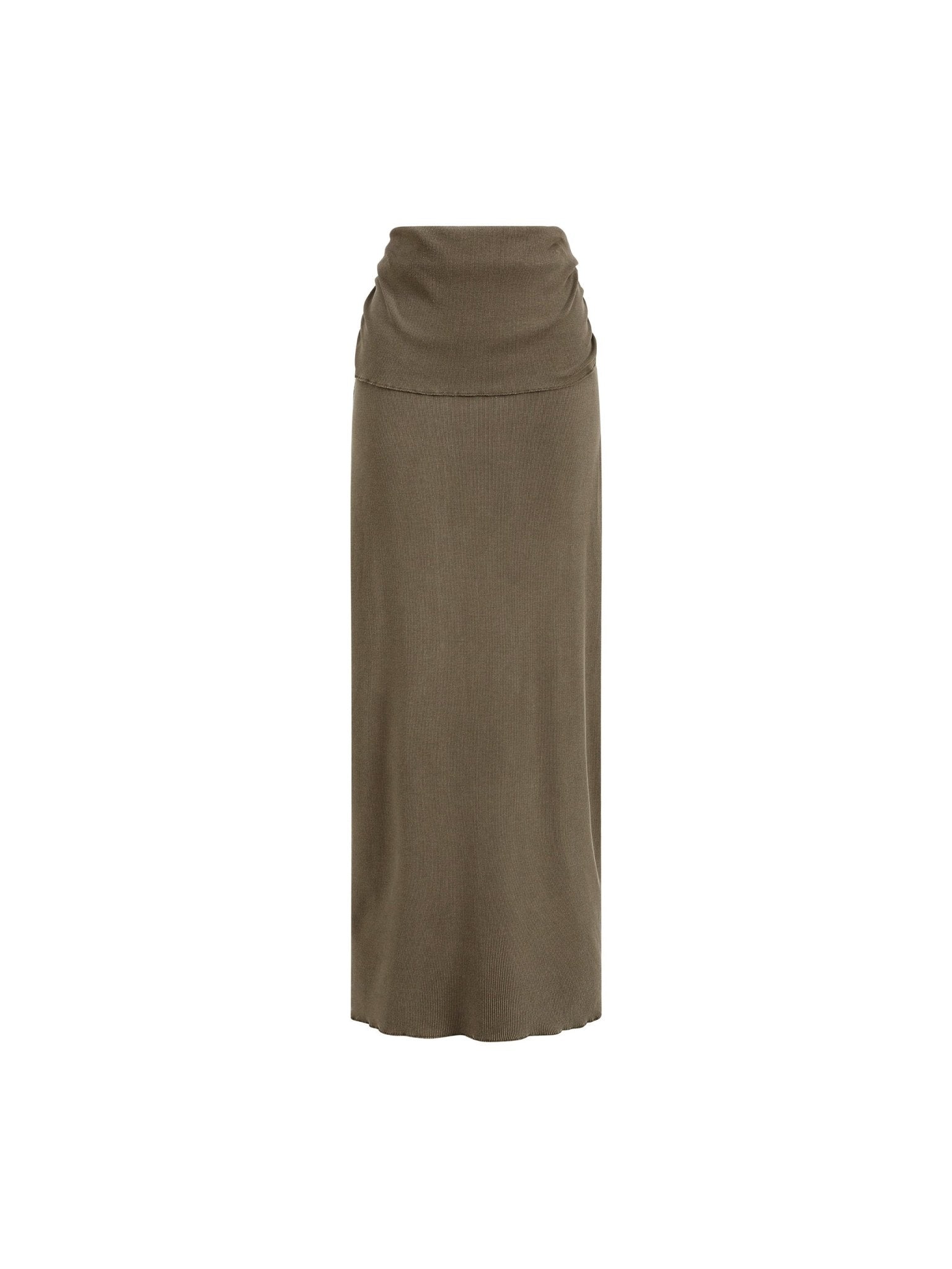 Sculpt Ribbed Maxi Skirt - Airamak