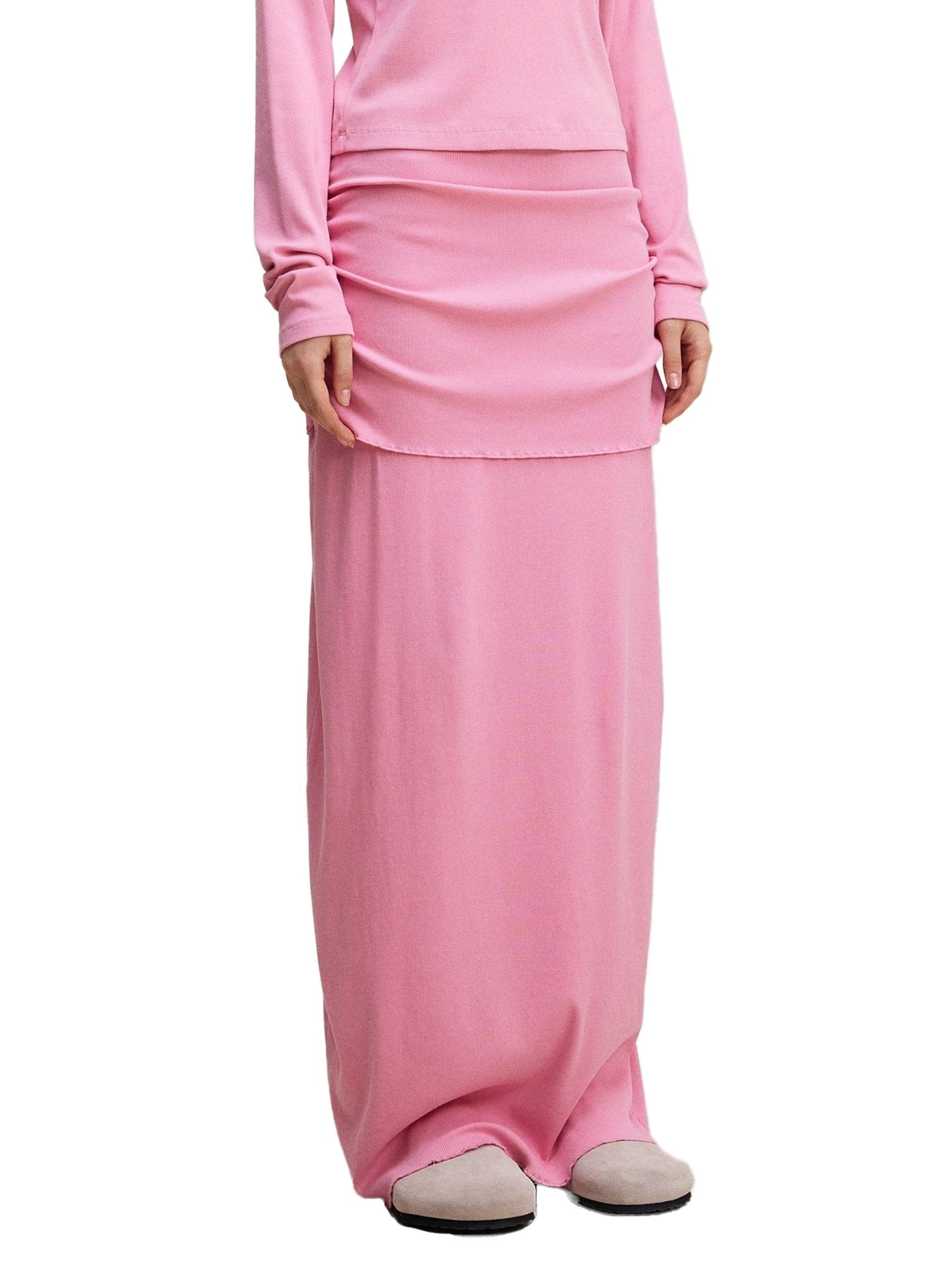 Sculpt Ribbed Maxi Skirt - Airamak