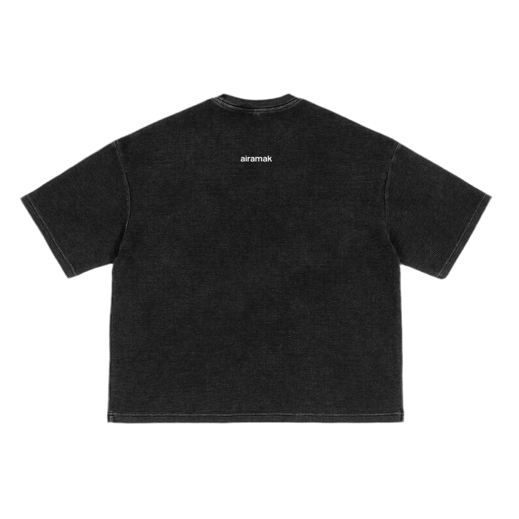 Silent Waffle Boxy Tee - Airamak