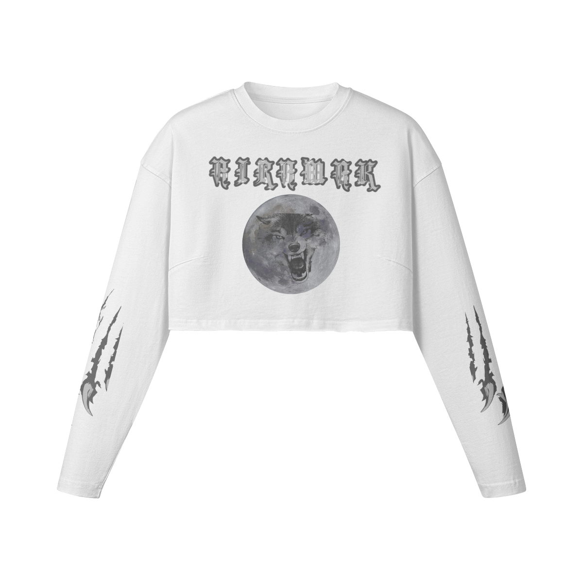 Wolf Moon Long-sleeve Crop