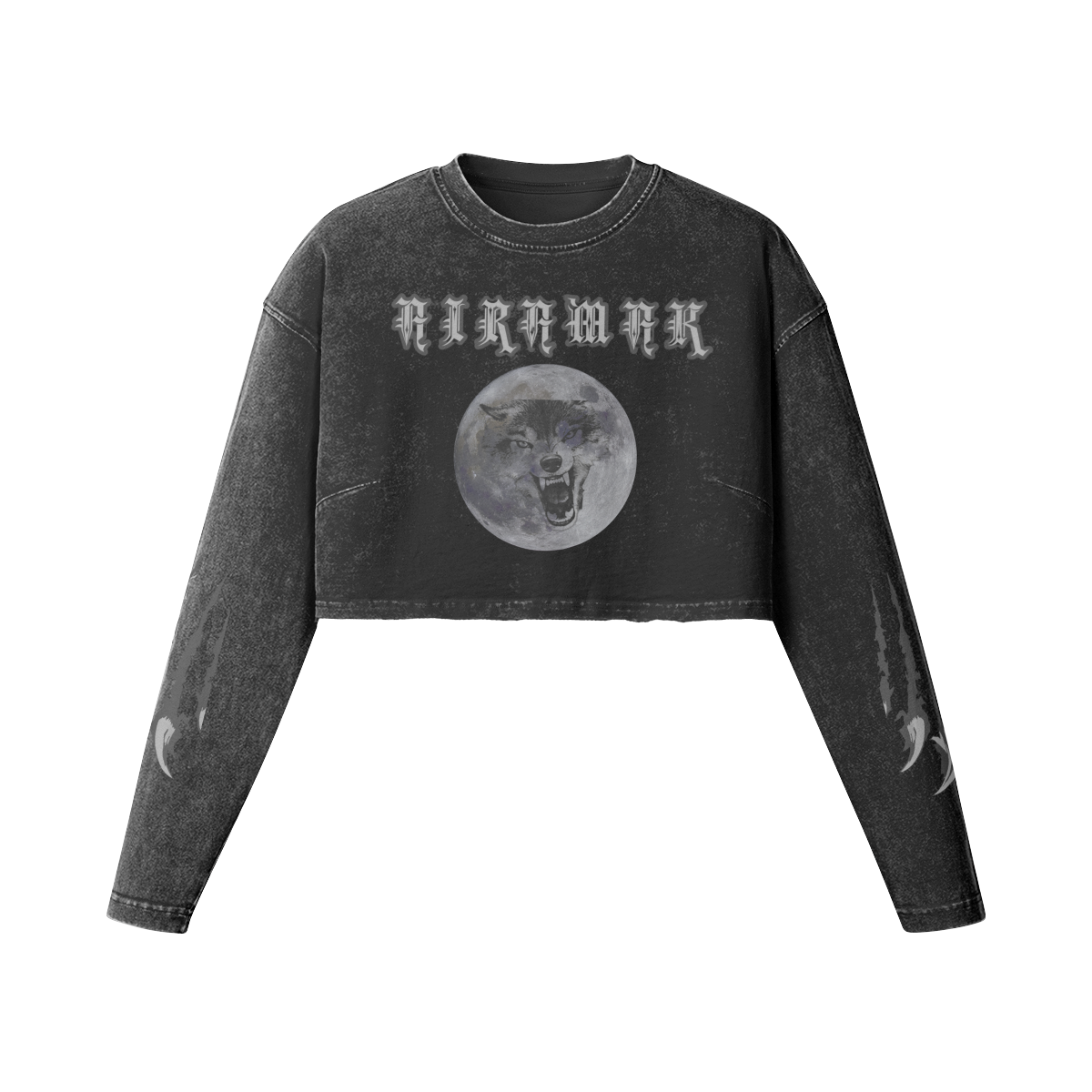 Wolf Moon Long-sleeve Crop