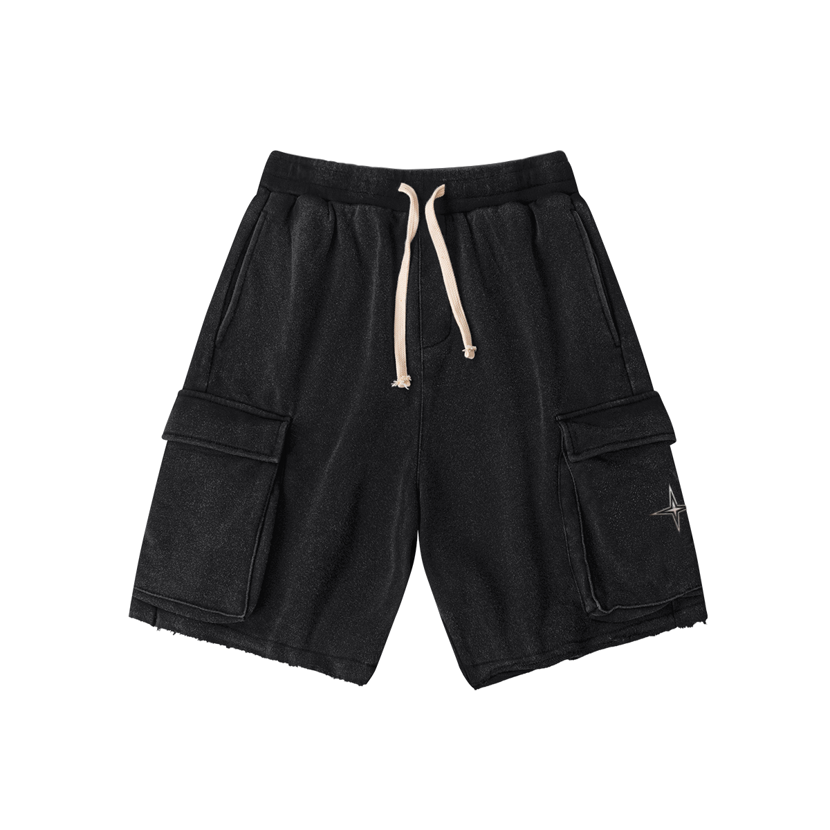 Airamak Black Cargo Shorts