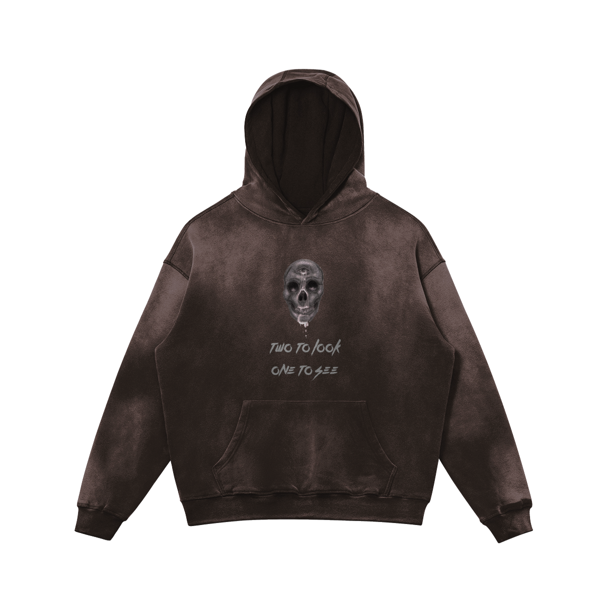 2 To Look Wash Hoodie Unisex