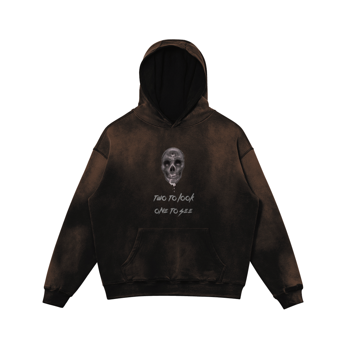 2 To Look Wash Hoodie Unisex