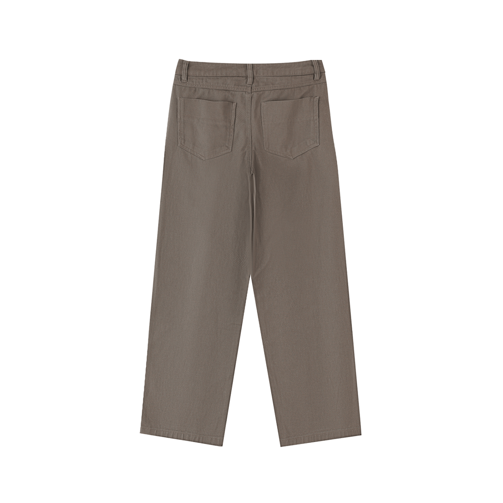 Taupe Stone Denim Straight Cut - Airamak